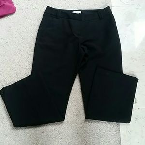 Full length black dress pants